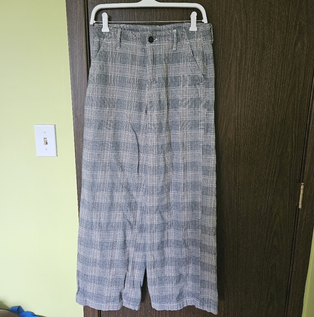 American Eagle Women's Super High Rise Baggy Wide Leg Pants Dark Academia Size 4